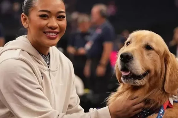 perro asistencia emocional equipo olímpico usa