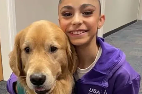perro asistencia emocional equipo olimpico usa